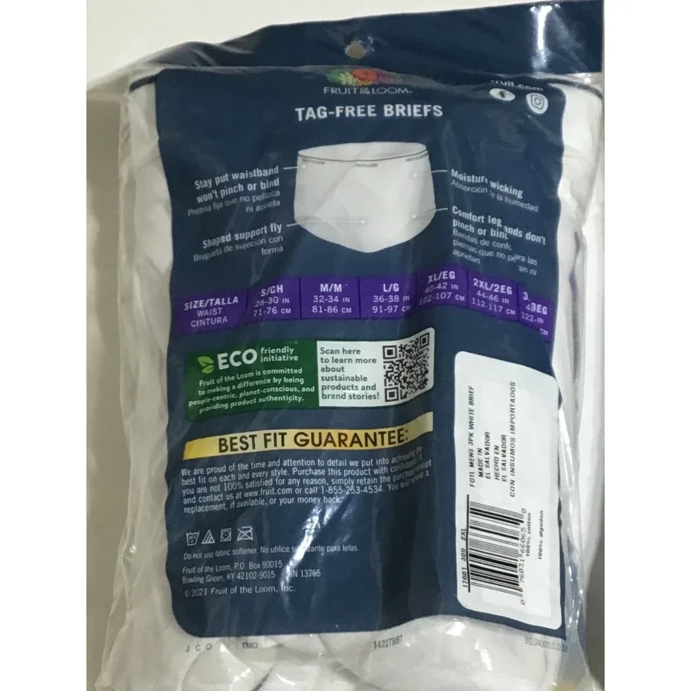 Fruit of the Loom new package